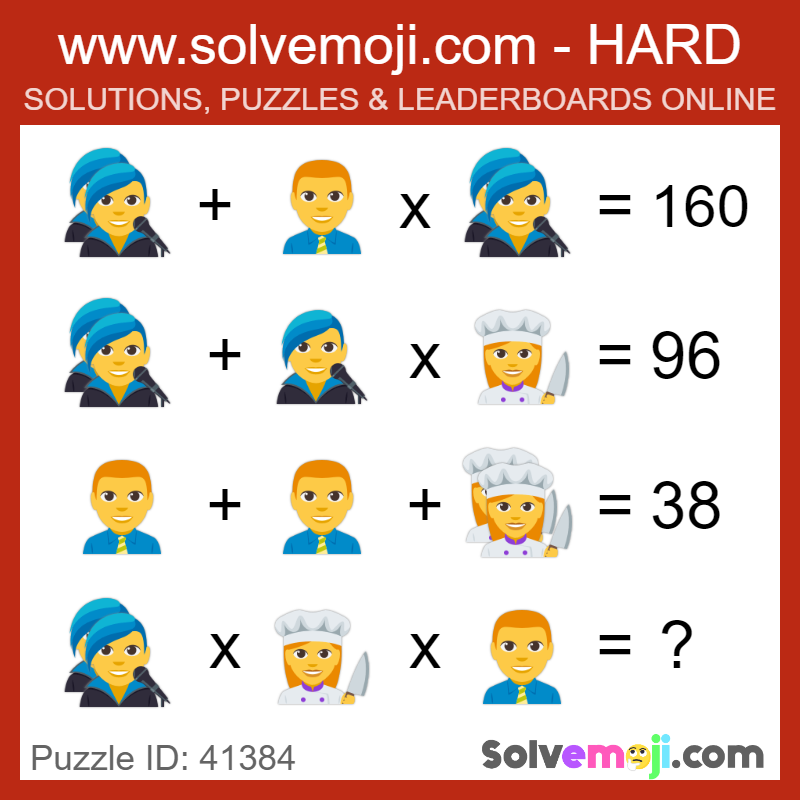 Solvemoji Emoji Math Puzzle 33614